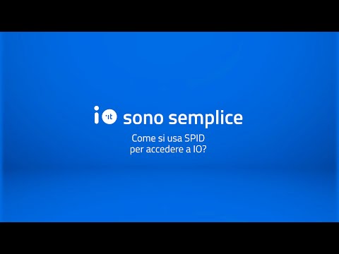 Come si usa SPID per accedere a IO? #IOsonoSemplice