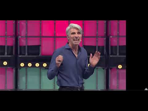 Craig Federighi at Web Summit 2021