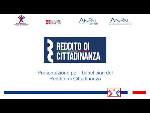 Presentazione Beneficiari Reddito di Cittadinanza
